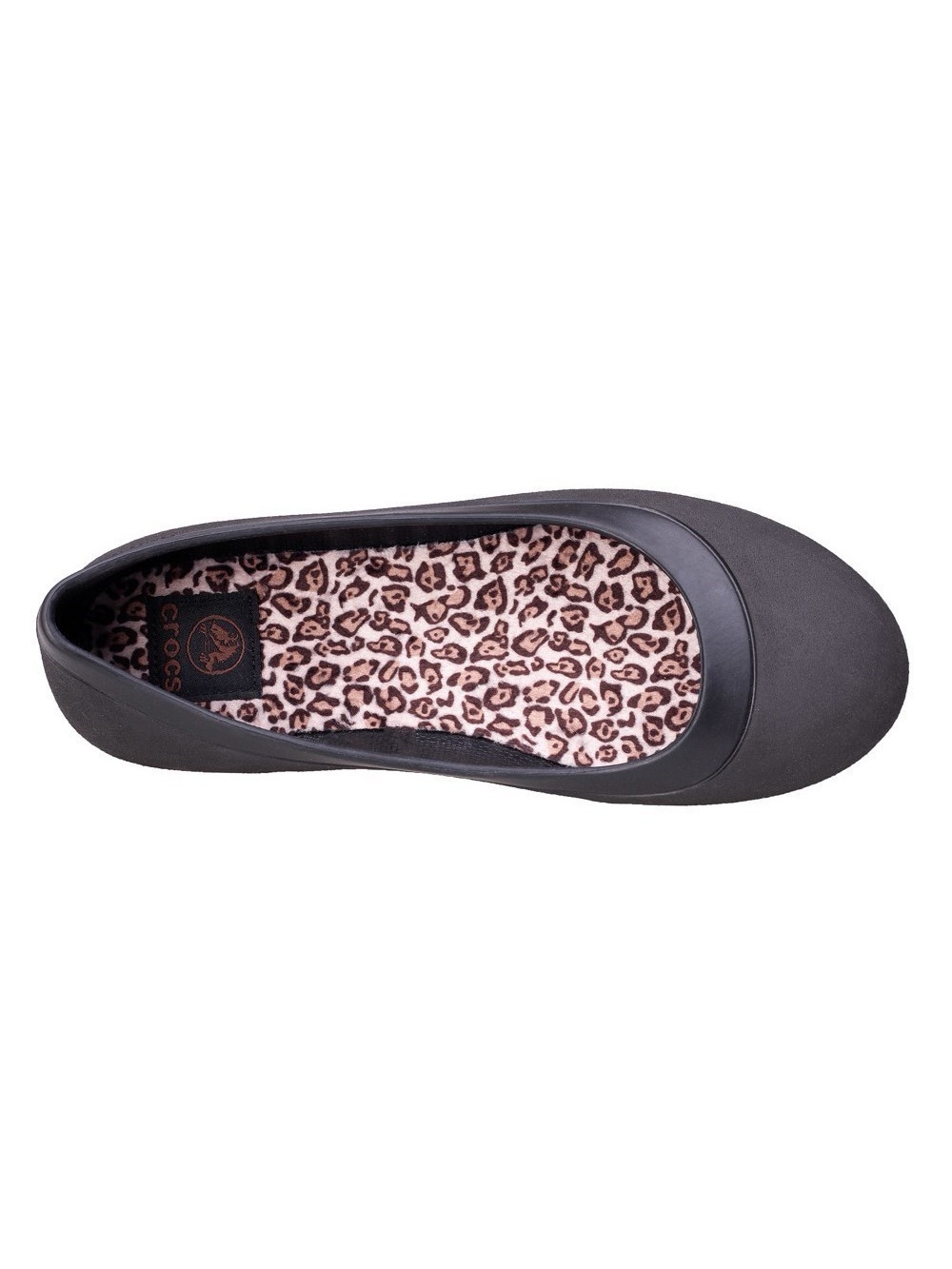 Women’s CROCS black Mammoth rubber slip on ballet flats- Size 9